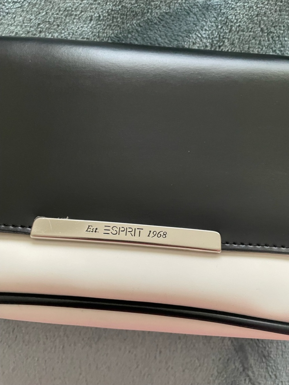 Esprit Black and White Shoulder Bag EUC
